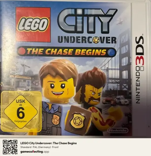LEGO City Undercover: The Chase Begins Nintendo 3DS, Germany box front