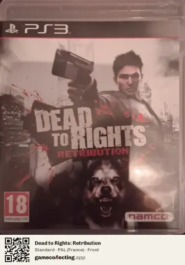 Dead to Rights: Retribution PlayStation 3, France box front