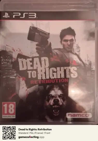 Dead to Rights: Retribution PlayStation 3, France box front