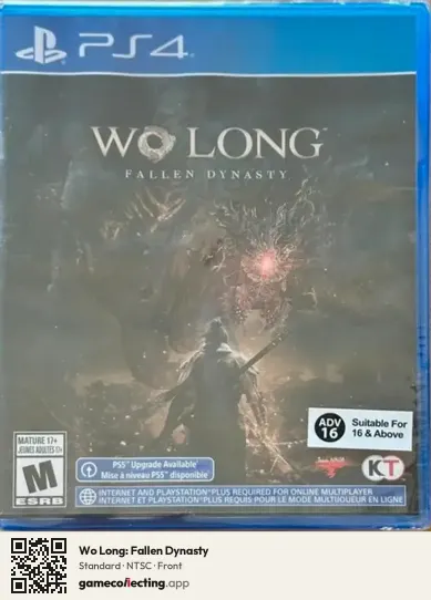Wo Long: Fallen Dynasty PlayStation 4, NTSC box front