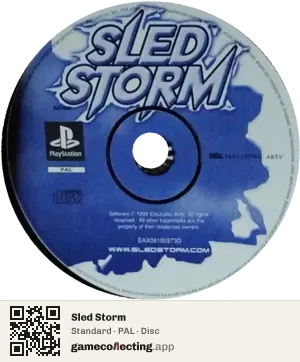 Sled Storm PlayStation, PAL disc
