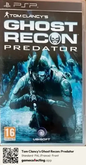Tom Clancy's Ghost Recon: Predator PlayStation Portable, France box front