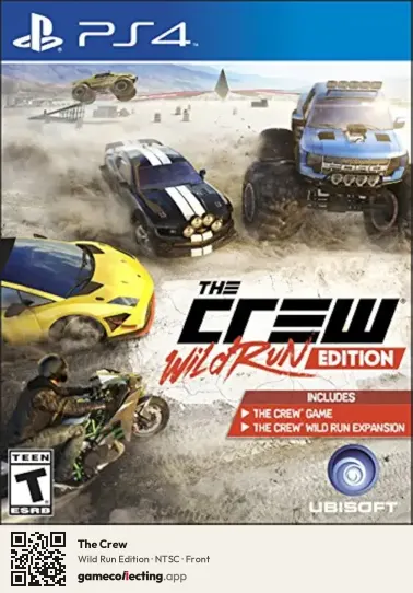 The Crew PlayStation 4, NTSC box front