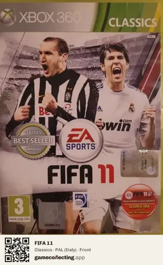 FIFA 11 Xbox 360, Italy box front