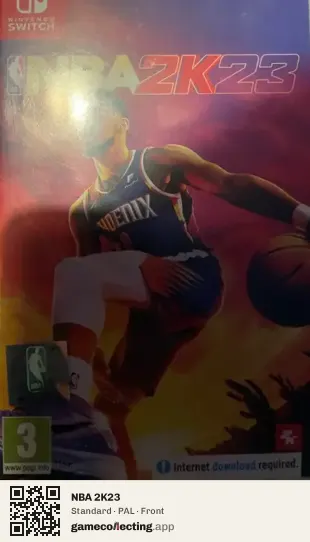NBA 2K23 Nintendo Switch, PAL box front