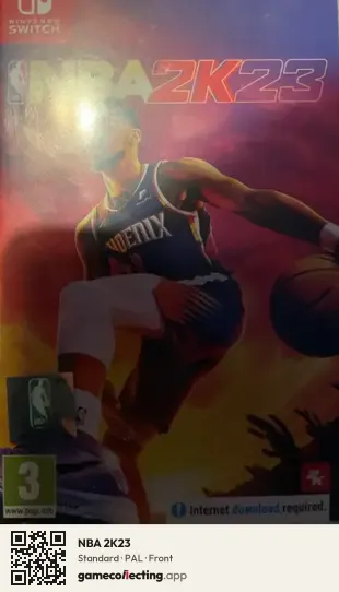 NBA 2K23 Nintendo Switch, PAL box front