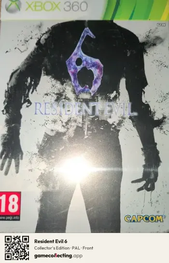 Resident Evil 6 Xbox 360, PAL box front