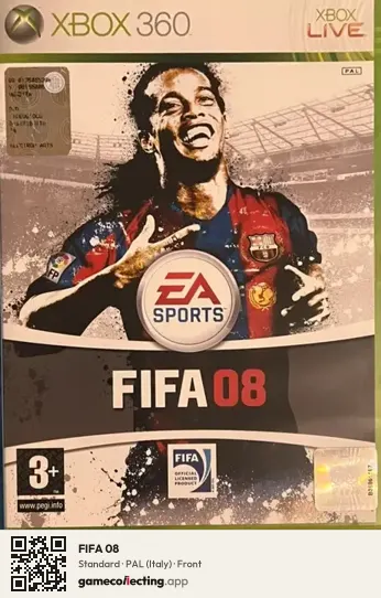 FIFA 08 Xbox 360, Italy box front