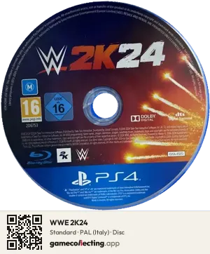 WWE 2K24 PlayStation 4, PAL disc