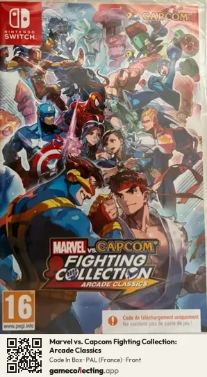 Marvel vs. Capcom Fighting Collection: Arcade Classics Nintendo Switch, France box front