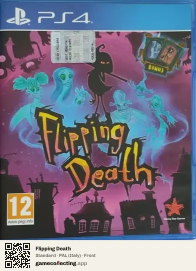 Flipping Death PlayStation 4, Italy box front
