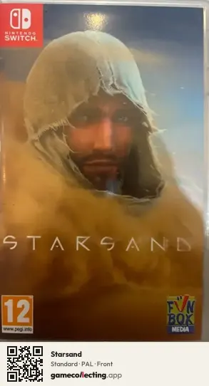 Starsand Nintendo Switch, PAL box front