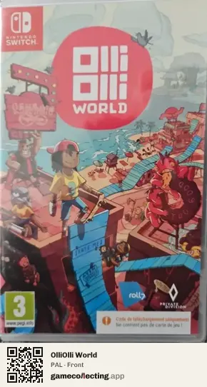 OlliOlli World Nintendo Switch, PAL box front