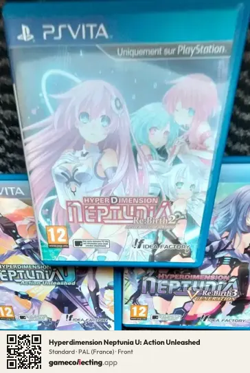 Hyperdimension Neptunia U: Action Unleashed PlayStation Vita, France box front