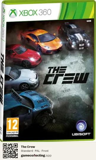 The Crew Xbox 360, PAL box front
