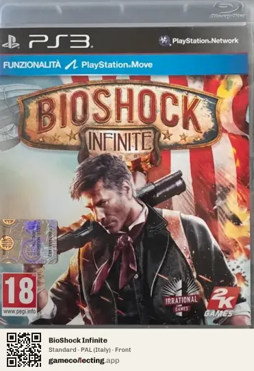 BioShock Infinite PlayStation 3, Italy box front
