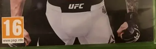 EA Sports UFC 3, the USK square on its front