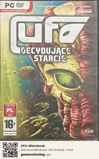 UFO: Aftershock Computer, Poland box front