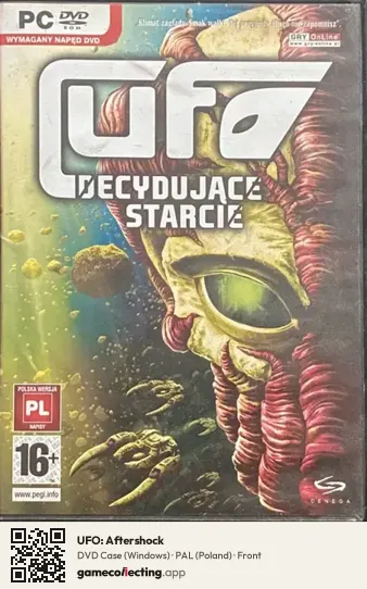 UFO: Aftershock Computer, Poland box front