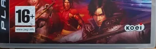 Dynasty Warriors 6: Empires, the USK square on its front