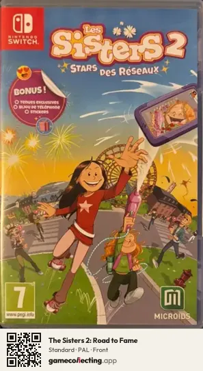 The Sisters 2: Road to Fame Nintendo Switch, PAL box front