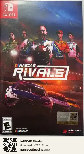 NASCAR Rivals Nintendo Switch, NTSC box front