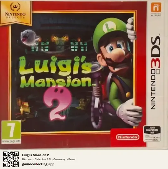Luigi's Mansion 2 Nintendo 3DS, Germany box front