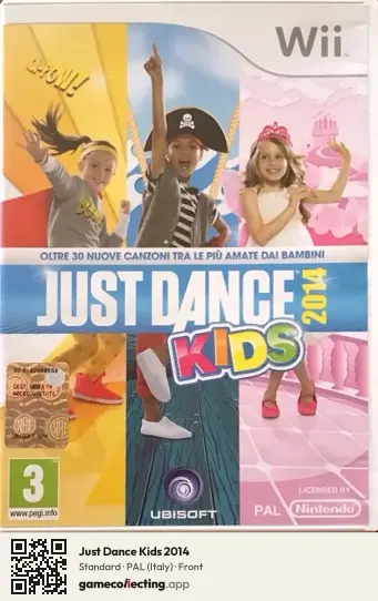 Just Dance Kids 2014 Nintendo Wii, Italy box front