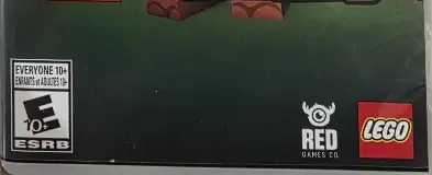 LEGO Brawls, the ESRB box on its front