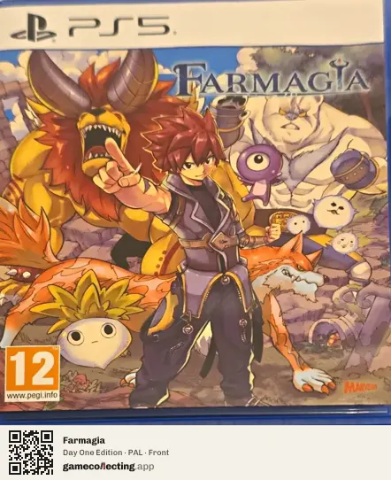 Farmagia PlayStation 5, PAL box front