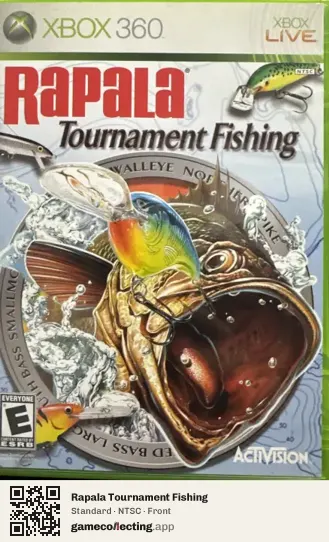 Rapala Tournament Fishing Xbox 360, NTSC box front