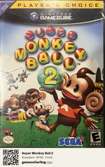 Super Monkey Ball 2 Nintendo GameCube, NTSC box front