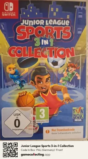 Junior League Sports 3-in-1 Collection Nintendo Switch, Germany box front