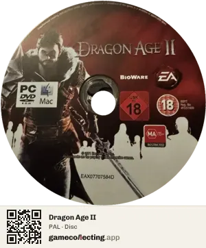 Dragon Age II Computer, PAL disc