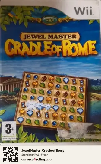 Jewel Master: Cradle of Rome Nintendo Wii, PAL box front