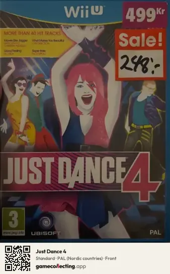 Just Dance 4 Nintendo Wii U, Nordic countries box front
