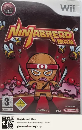 Ninjabread Man Nintendo Wii, Germany box front