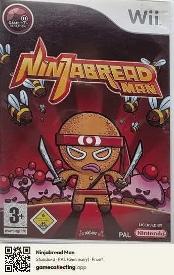 Ninjabread Man Nintendo Wii, Germany box front