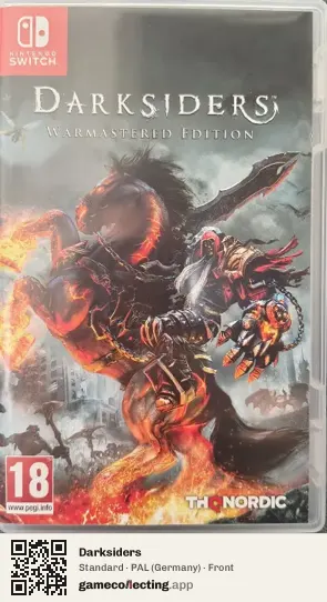 Darksiders Nintendo Switch, Germany box front