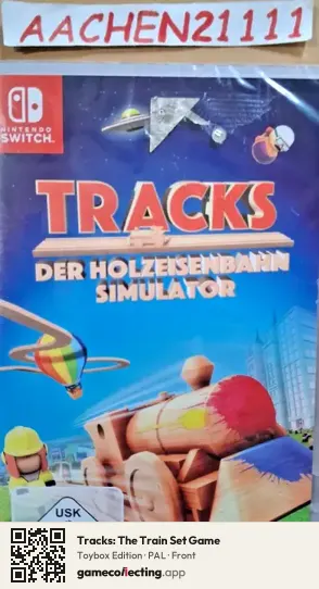 Tracks: The Train Set Game Nintendo Switch, PAL box front
