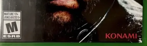 Metal Gear Solid Delta: Snake Eater, the ESRB box on its front