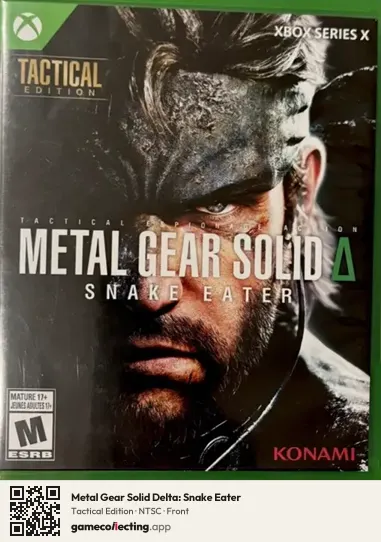 Metal Gear Solid Delta: Snake Eater Xbox Series X, NTSC box front