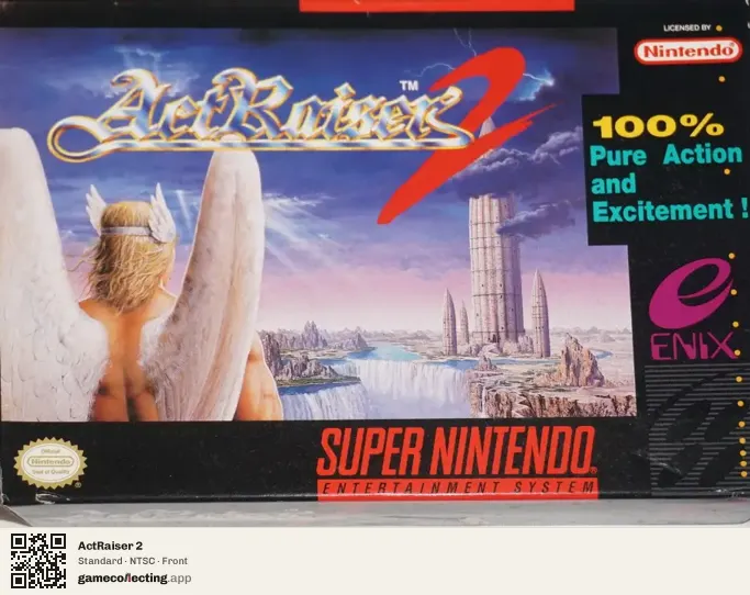 ActRaiser 2 Super Nintendo Entertainment System, NTSC box front