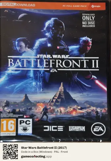 Star Wars Battlefront II (2017) Computer, PAL box front