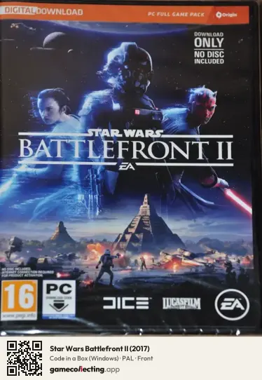 Star Wars Battlefront II (2017) Computer, PAL box front