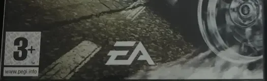 Need for Speed: Most Wanted (2005), the PEGI square on its front