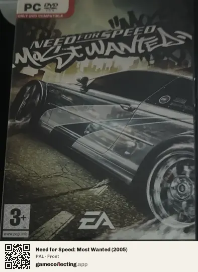 Need for Speed: Most Wanted (2005) Computer, PAL box front