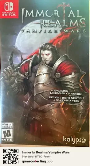 Immortal Realms: Vampire Wars Nintendo Switch, NTSC box front