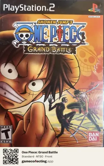 One Piece: Grand Battle PlayStation 2, NTSC box front
