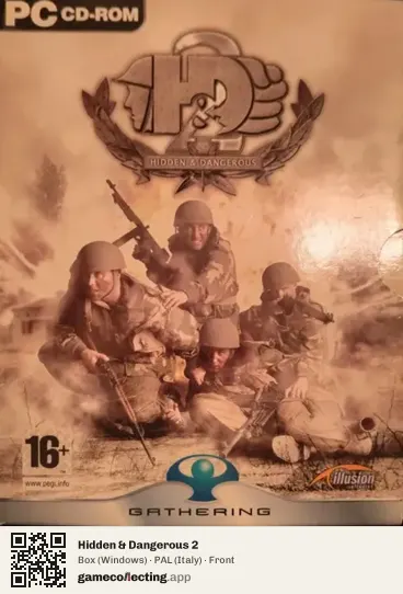 Hidden & Dangerous 2 Computer, Italy box front